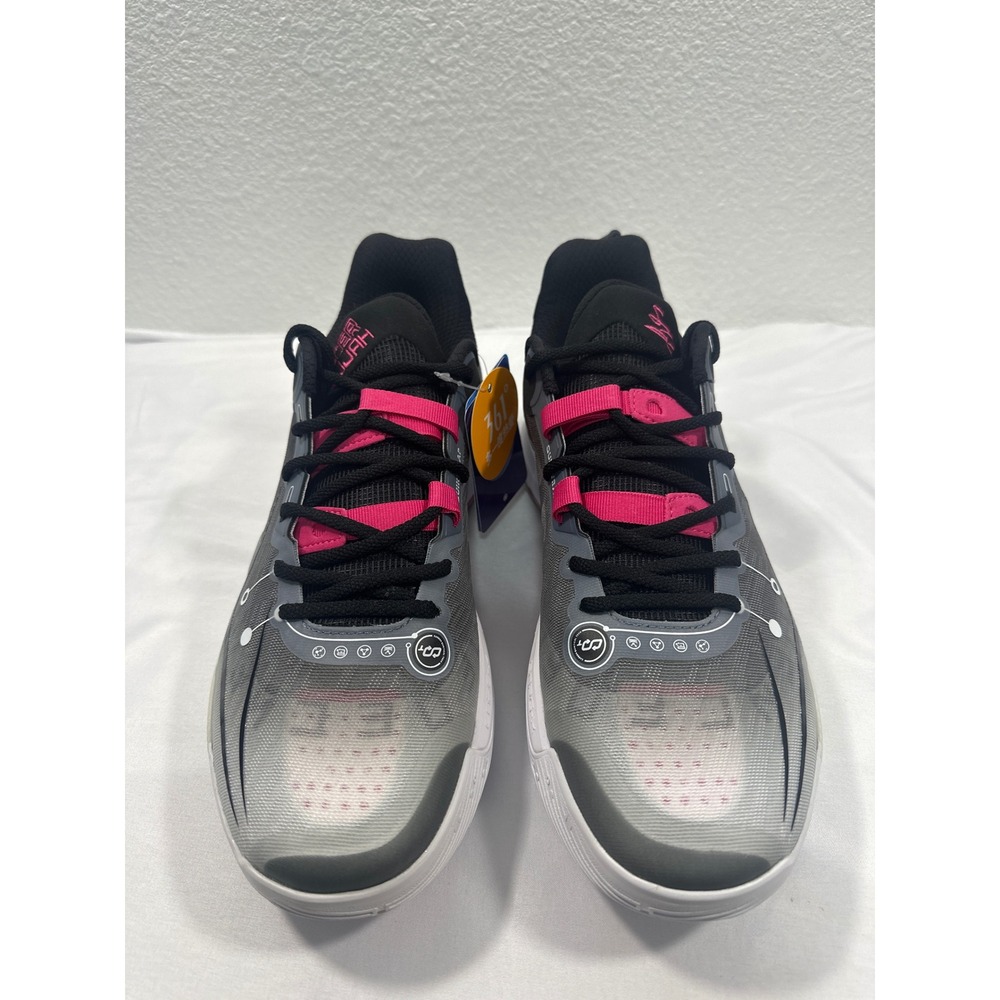 361 Degrees Mens‎ Basketball Shoes Size 12 Dynamic Grey Pink Dvd 2 C24010009 - Picture 5 of 9